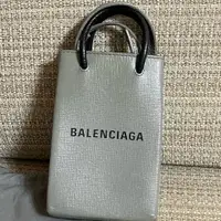 在飛比找PopChill優惠-[二手] 巴黎世家 BALENCIAGA 紙袋包 灰色