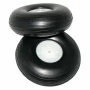 D152x8x54mm Rubber PU Wheels with Plastic Hub 2pcs RC plane landing gear parts