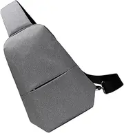 [TINEASUR] Waterproof Crossbody Bag for Travel Backpack Sling Bag Chest Bag Hiking Cycling Camping (Light Grey)