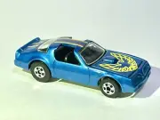 ⬜️￼ CUSTOM MADE Hot Wheels Hot Bird - Metallic Blue Blackwall HOTBIRD
