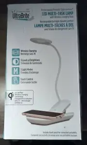 UltraBrite Rechargable LED Multi-Task Lamp and Wireless Charger