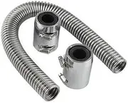 1Set Flexible Automotive Cooling Hose Kit Radiator Hose with Zinc Alloy Construction Easy to Install Lightweight Design Durable Corrosion Resistant