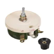 100W 500R Wirewound Ceramic Potentiometer Variable Rheostat Resistor With Knob