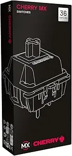 CHERRY MX Northern Light Switch Kit, 36 Mechanical Keyboard Switches for DIY, Hot Swap, Gaming Keyboard, Linear Switch, Ultra Smooth & Quiet, Limited Edition