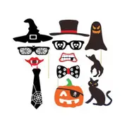 26PCS Halloween Photo Booth Props Mustache Lip Stick Wedding Party Decorations