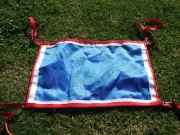 Ecotak yard/stable/gate/stall guard - Royal blue, white & red Ecotak