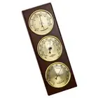 Weather Station Barometer Thermometer Hygrometer Metal Material