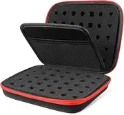 ifundom Dice Storage Bag for Organizing Toys Purse Storage Organizer Dice Holder Case Compact Box Portable Zipper Holder Dual Compartment Case Board Game Pouch Table Game Accessory