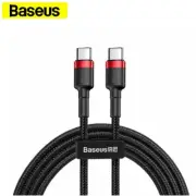 Phone Cable Baseus Cafule PD2.0 60W flash charging USB For Type-C 2m Red+Black