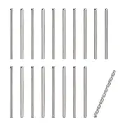 1x20mm Dowel Pins, 100pcs Round Head Flat Chamfered End Dowel Pin