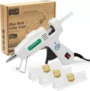Hot Glue Gun, Mini Kit with 30 Glue Sticks, 20W Hot Melt Gun for Kids DIY, Schoo