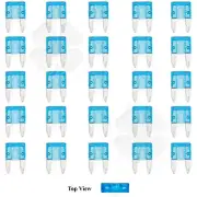 25x Mini Blade Fuse APM ATM 15A Amp Motorcycle Automotive Circuit Spade Set Kit