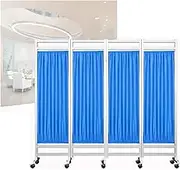 Professional Hospital Privacy Screen,6FT Better Privacy ProtectionTemporary Partition,for Clinics Wards(4Panel)