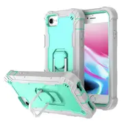 MCC Stylish Shockproof iPhone 6 6s Case Cover Apple iPhone6 Heavy Duty [Grey+Light Blue]