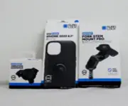 QUAD LOCK KIT iPHONE 15 MAG Case, Dampener, FORK STEM Mount Pro *EXPRESS*