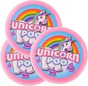 HOWBOUTDIS 3" Magical Unicorn Poo Putty - Pink & Sparkly (3 Pack)