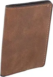 [MOBUTOFU] Ultra Thin Travel Wallet for Men Women Durable Lightweight Business Card Holder with Ample Slots for Credit Cards Essentials