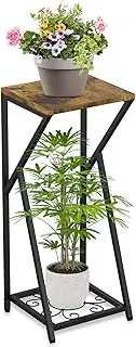 [Eremaoy] Plant Stand Indoor Corner Metal Plant Shelf for Multiple Plants, 2 Tier Modern Plant Support Flower Pot Holder Display Rack for Home Living Room Outdoor Balcony Garden Patio