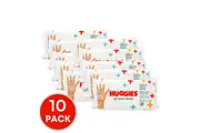 10 x Huggies Baby Cleansing Wipes All Over Clean PK56