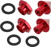 CLISPEED 1 Set Automobile Glass Pillars Rear Windshield Repair Kit Car Window Accessories Aluminium Alloy Replacement Car Accessories Windshield Glass Hardware Red Aluminum Alloy
