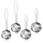 Coffee Scoop for Ground Coffee, Teaaha Stainless Steel Tablespoon Scoop Set -...