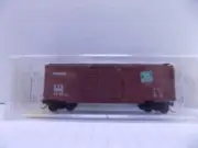 40 FT. ST. BOX CAR D/D ,N SCALE,FOR; GRAND TRUNK RR. .BY MICRO TRAI NOS