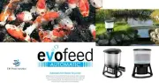 Evolution Aqua EvoFeed 6 Liter Automatic Fish Feeder Propels Food up to 9' x120°