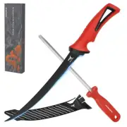 KastKing Intimidator Fillet Knife with Sharpening Steel, Ultra-Sharp G4116 Ge...