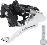MUNEFE Bike Gear Shifter Front, Bikes Front Derailleur, Aluminium Alloy Mountain Bikes Derailleur for Mountain Bikes, Road Bikes