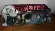 GLOW IN THE DARK FLESH EATING ZOMBIES PLAYSET FIGURES NEW!