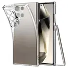 For Samsung Galaxy S24 Ultra S23 S22 Plus S21 FE Case Phone Cover Silicone Clear