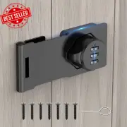 Household Cabinet Password Hasp Locks, Door Combination Lock, Security Slide Lat