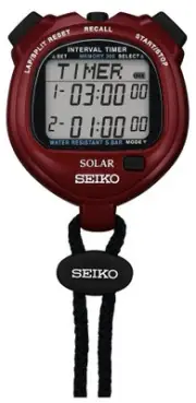 SEIKO SOLER INTERVAL TIMER (Power Red) SVAJ103