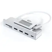 Satechi USB-C Clamp Hub for Apple Studio Display/iMac 24" (Silver)