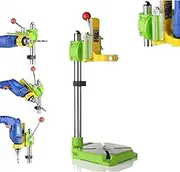 Drill Press Stand, Bench Drill Press Stand, 90°Rotating Fixed Frame and Adjustable Drilling Depth, 38-42mm Drill Stands for Electric Drills DIY Tool