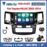 4GB+64GB Carplay For Toyota Hilux 2005-14 Android Car Radio Stereo GPS Head Unit