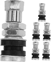 Tire Valve Stems for Motorcycles 6pcs Air Valve Stems Replacement Kit Leakproof Construction
