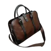 Men Casual Leather Briefcase Business Shoulder Computer Laptop Bag Handbag Laptop Cases & Bags