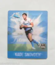 #D534. NRL 2011 RUGBY LEAGUE TAZO #46 KADE SNOWDEN, CRONULLA SHARKS