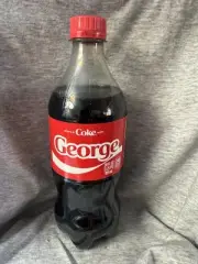 Share a Coke with George 2025 Personalized Gift Coca~Cola Bottle 20oz