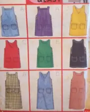 Butterick Sewing Pattern 5081 Misses'/Petite jumper size XS,S,M/6,8-10,12-14 UC