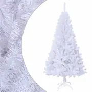 Artificial Christmas Tree with Thick Branches White 150 cm PVC vidaXL