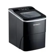 NNEDSZ Portable Ice Cube Maker Machine 2L Home Bar Benchtop Easy Quick Black