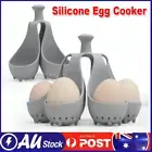 Silicone Egg Cooker Cups Egg Boiler Cups Kitchen Egg Poacher Silicone Cups Rack