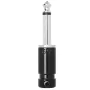 Squareplug SPS6MBK Medium Body TS/Mono Straight Plug, Black