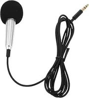 FUTUREORYY Mini Metal Smartphone Microphone Condenser Mic for Singing Voice Recording Compatibility Elegant Design with Sturdy Metal Finish for Live Streaming Karaoke