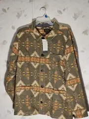Pendleton Rift Chamois Cotton Overshirt - Rancho Arroyo Sage - XXL Ret $279