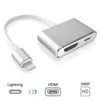 在飛比找momo購物網優惠-【AILEC】iPhone Lightning 轉HDMI 