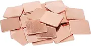 Ellbest 30pcs 20 x 20 x 1 mm Copper Skiving Fin Heatsink Copper Pad Shim Thermal Kit for Cooling PC Components IC Chipset GPU CPU