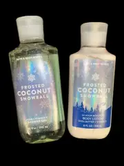 New - Bath & Body Works Set - Frosted Coconut Snowball